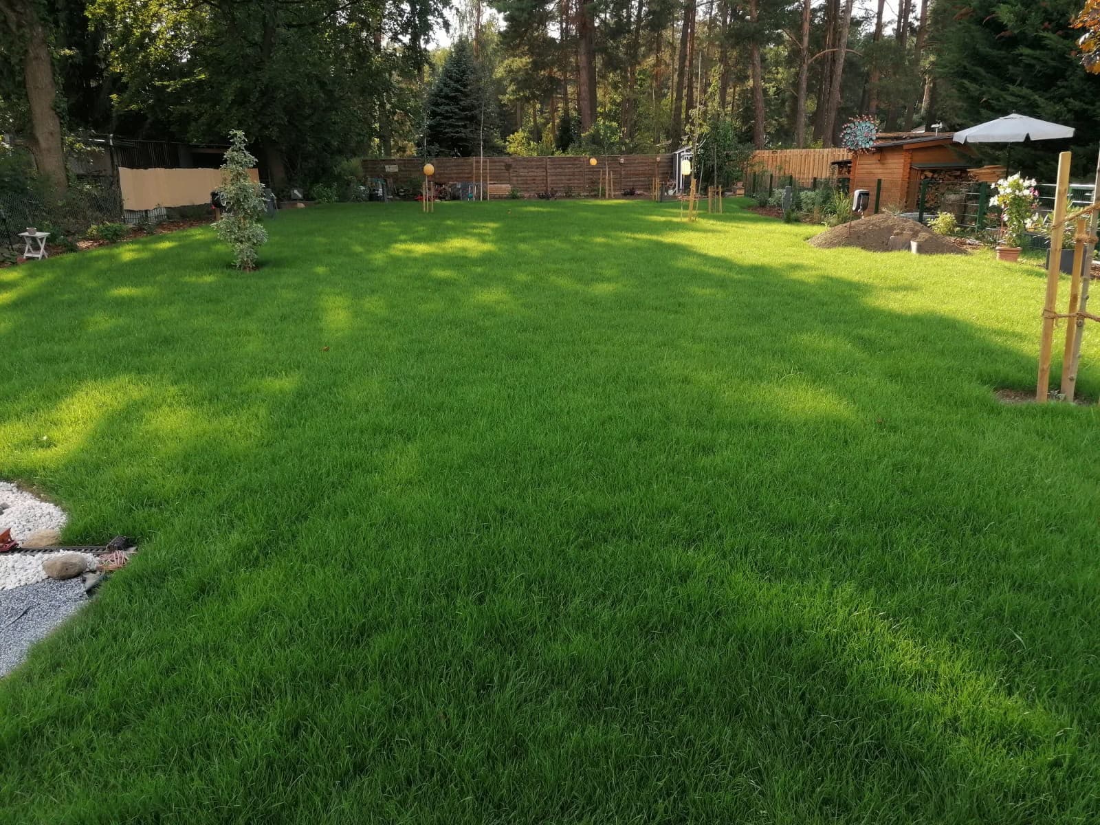 Fertiggestelltes Gartenprojekt