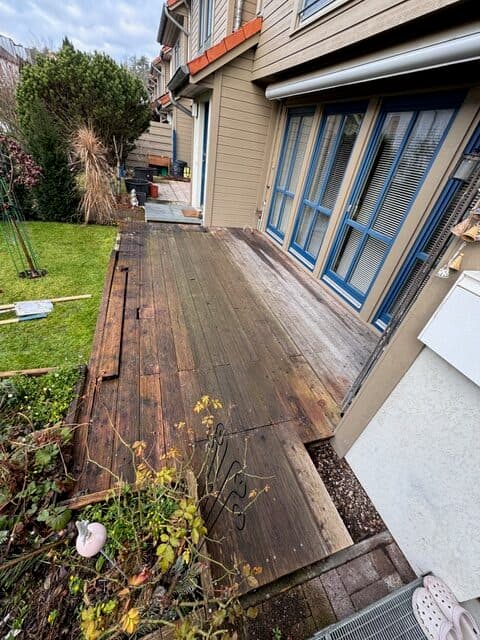 Terrasse Projekt 1 – Vorher 2